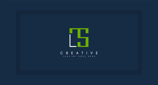 initial letter TS linked logo design vector illustration.
