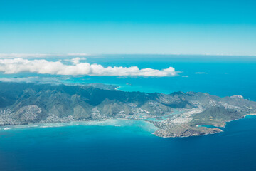 Fototapeta premium Crystal Waters Surrounding Hanauma Bay and Koko Head