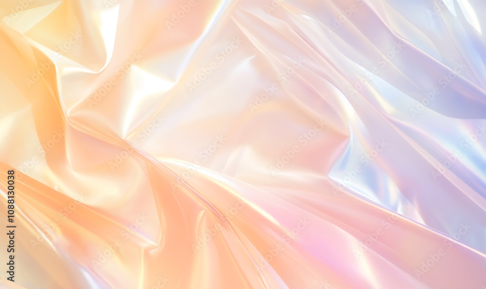 Wall mural abstract hologram foil texture background-generative ai
