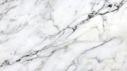 Fototapeta premium White marble texture with grey veins.