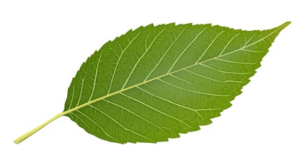 A detailed vector illustration of an Alder tree, showcasing its leaves and branches in a minimalist style against a clean white background.