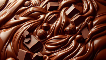 background of chocolate