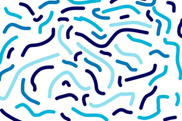 doodles abstract background with waves
