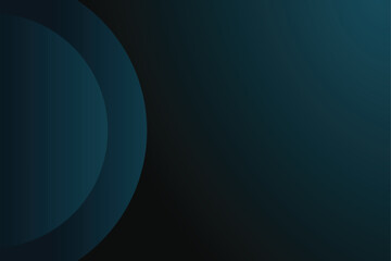 Dark green background with circle shape. Gradient color