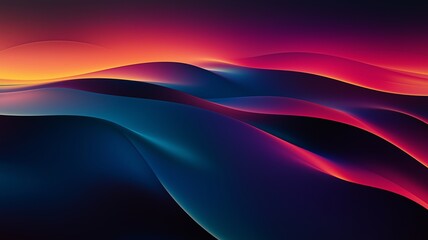 Abstract Iridescent Gradient Patterns Inspired by Oil Slicks Displaying Smooth Flowing Shapes and Vibrant Hues for Modern Digital Art or Design Projects
