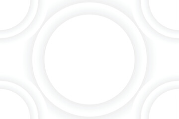 Modern elegant shape. Free illustration. Circle background white color