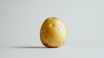 potato on a white background