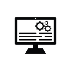 operating system icon vector design template