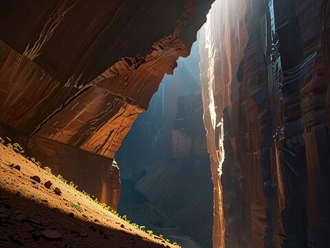 cave in the mountains
