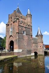 Obraz premium Haarlem, Netherlands. May 31, 2024. The old Amsterdam gate in Haarlem.