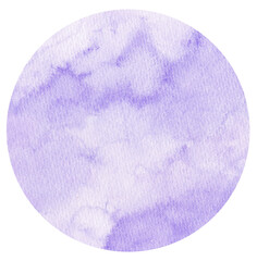 Watercolor hand painted circles texture. Watercolour circle elements for design.