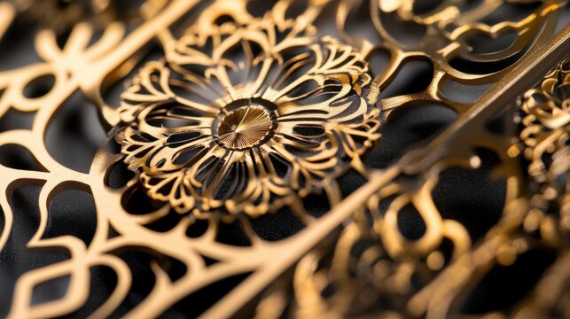 Masterful Craftsmanship Showcased in Intricately Laser-Cut Metallic Bookmark