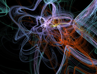 Imaginatory fractal abstract background Image