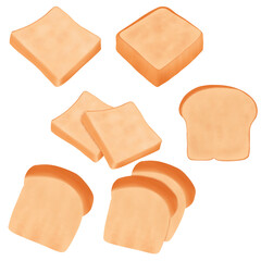 Set of bread Illustration 