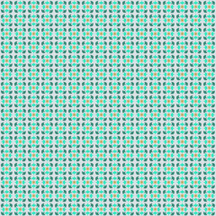 Vibrant Blue and Gold Geometric Floral