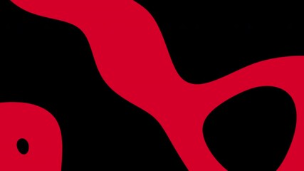 Red abstract shapes on black background suitable for digital art projects, modern design elements, artistic backgrounds, tech presentations. - Powered by Adobe