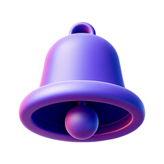 Classic Bell Icon 3D Render