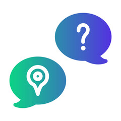 question Gradient icon