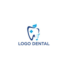 Fototapeta premium dental care logo and icon vector illustration 