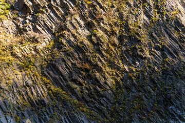 清津峡の柱状節理