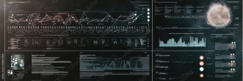 Poster the display shows a comprehensive patient dossier featuring medical history, dna information, and va