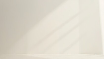 White wall with gray floor product background 7666