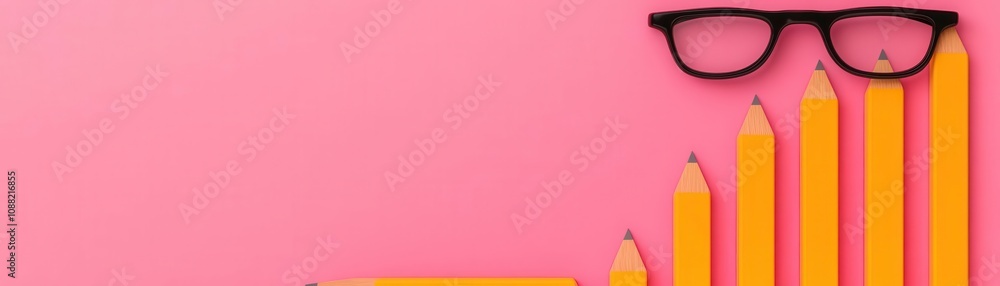 Poster growth journey flat design top view career advancement theme 3d render splitcomplementary color sche