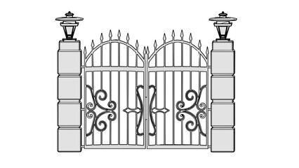 2D iron gate