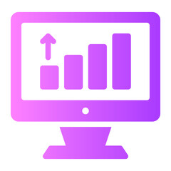 growth gradient icon