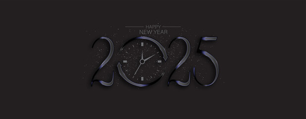 An exquisite illustration design for the New Year 2025