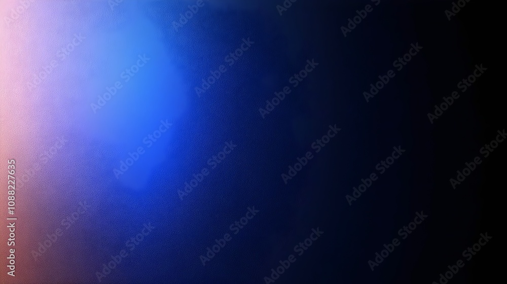 Poster a captivating abstract background featuring a gradient of blue and black hues, creating a serene yet