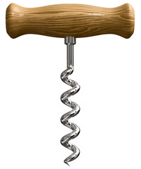 3D Corkscrew for wine bottle