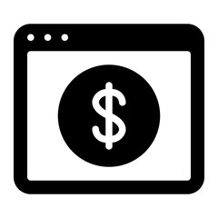 income glyph icon