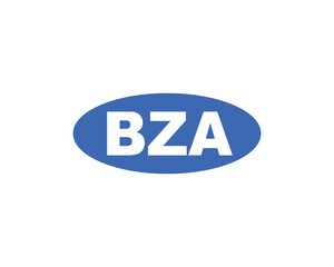 BZA logo design vector template. BZA