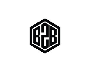 BZB logo design vector template. BZB