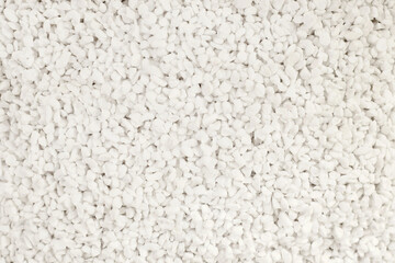 White perlite texture background, material retention water for potting cactus or succulent and hydroponic plant.
