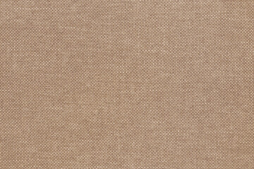 Brown fabric cloth texture background, seamless pattern of natural textile.