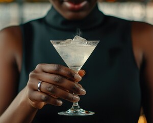 Cocktail creation workshop urban bar beverage photography stylish setting close-up mixology art