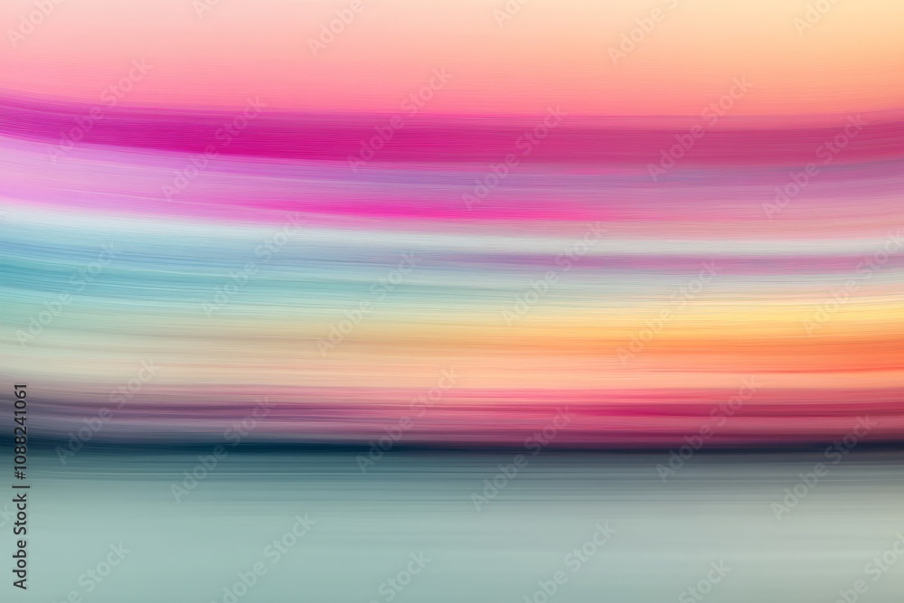 Poster soft pastel abstract background with blurred lines and gradient colors reflecting calmness, serenity