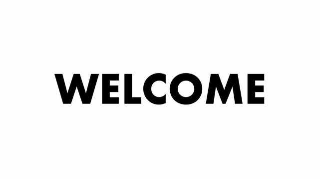 welcome to text animation for footage