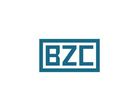 BZC logo design vector template. BZC