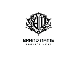 AL logo for a brand name called a name name.