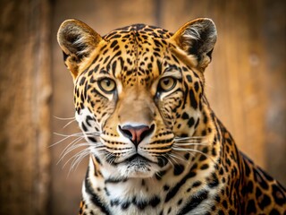 Fototapeta premium Minimalist Leopard Texture in Nature - Elegant Patterns and Subtle Tones for Contemporary Art Photography