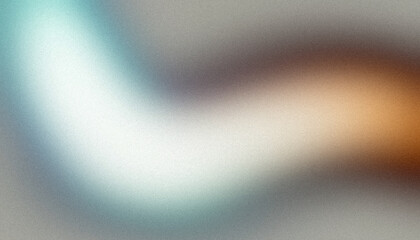Retro color gradient grainy background. Abstract smooth blue orange white color noisy gradient, glowing, vibrant, shine, bright, niise texture background
