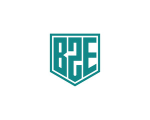 BZE logo design vector template. BZE