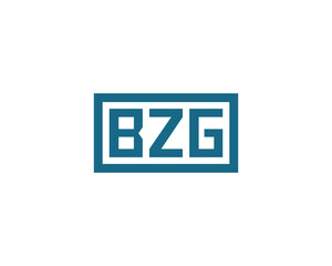Obraz premium BZG logo design vector template. BZG