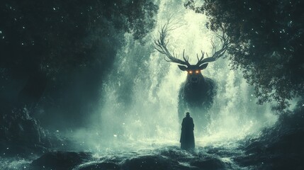 Mythical Deer Encounter