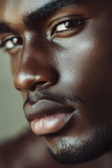 Fototapeta premium Man's face and eyes