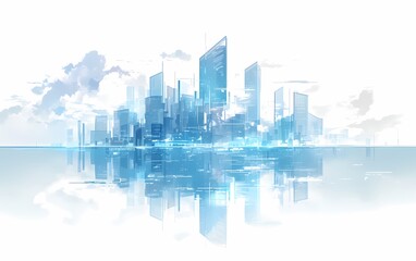 Fototapeta premium City Reflection