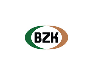 BZK logo design vector template. BZK